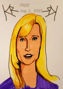 Mk10art Allison Mack Coloring page 3