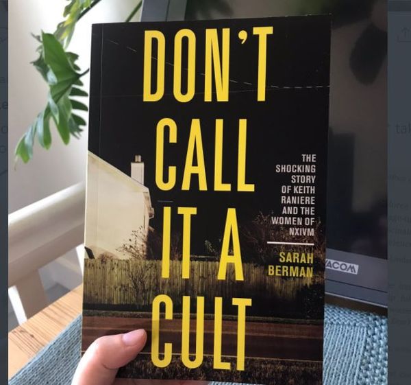 Sara Berman's new book, Don't Call It A Cult, is about NXIVM. Photo Credit: Lenny Crisco https://twitter.com/akkabah