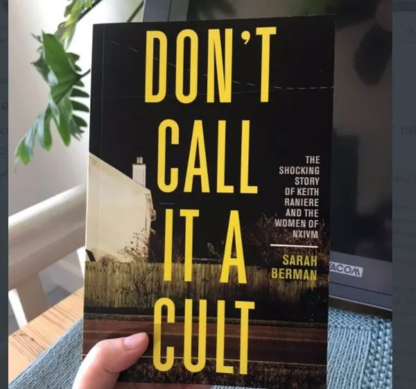 Sara Berman's new book, Don't Call It A Cult, is about NXIVM. Photo Credit: Lenny Crisco https://twitter.com/akkabah