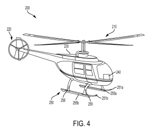 Patent helicopter 2a Raniere Drone