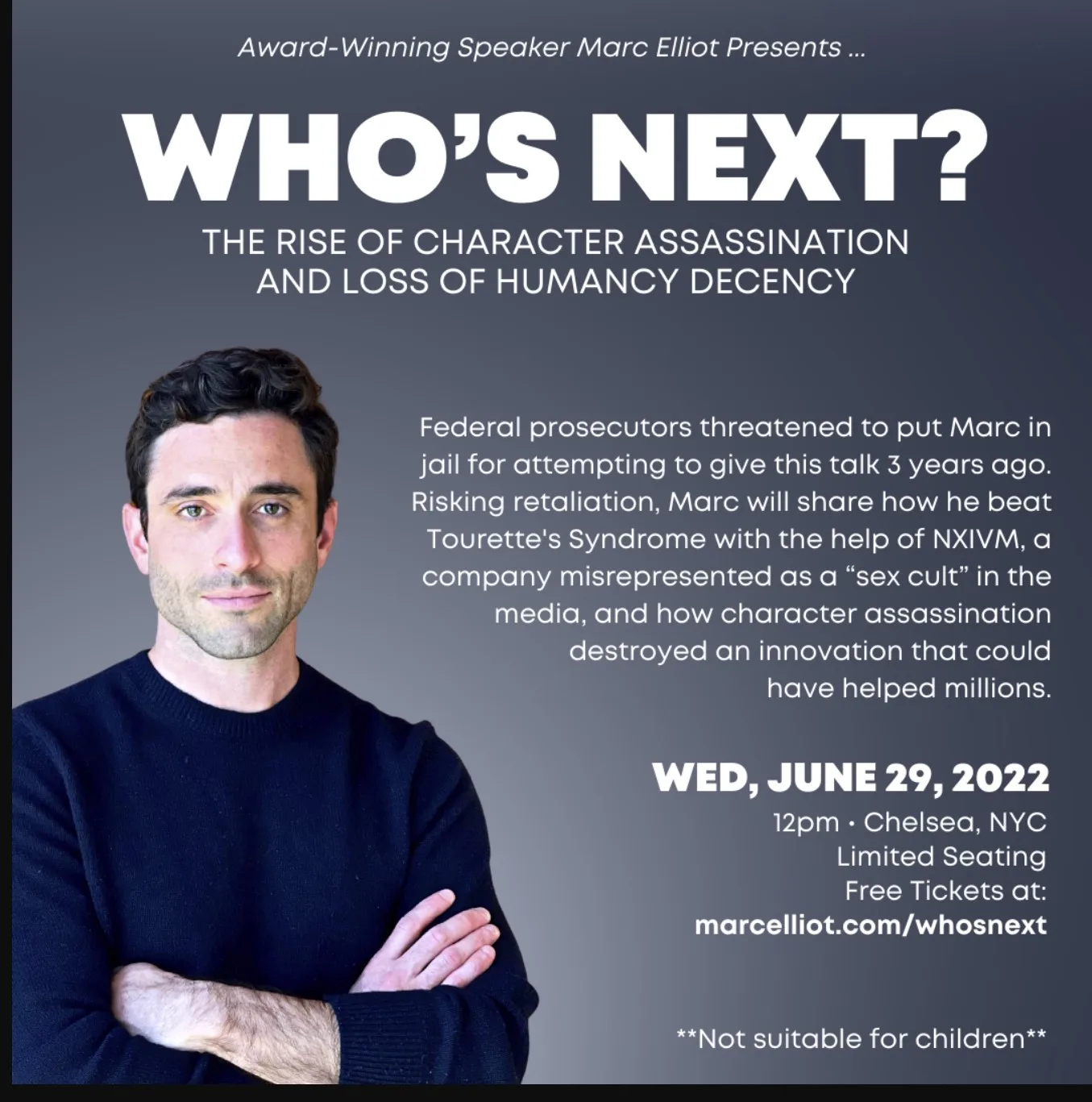 Marc Elliot to Make Defiant NXIVM Speech Today — Says Moira Penza Threatened Him Not to Make or Risk Arrest