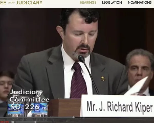 Kiper tattletales on the FBI to the US Senate.