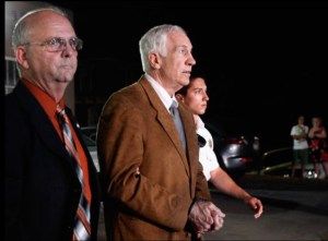 Jerry Sandusky right after the conviction in his mega-fast trial.