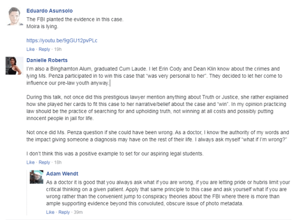 NXIVM loyalists hijacked the comments section.