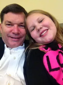 Paul Boyne with his daughter before CT family court terminated his parental rights.