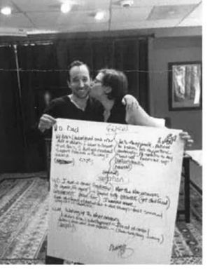 Brett Diamond included a picture of Nancy and him in his undated letter that was submitted to Judge Garaufis as a letter of support for her sentencing.