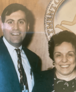Steve Pigeon with Donna Shalala