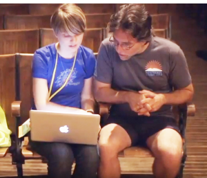 Nicki Clyne sits Keith Raniere, but did she call him a genius?