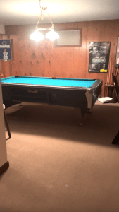 The family room in Sandusky's basement (Photo courtesy of Dottie Sandusky)