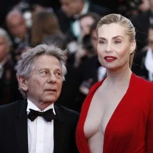 May 24, 2013 - Cannes - (KIKA) - CANNES - Roman Polanski e Kim Novak si sono incontrati sul red carpet di La Venus a la fourrure, film del regista polacco in concorso al Festival di Cannes che si chiude oggi con il verdetto finale, a detta di molti non unanime. Saranno Nicole Kidman e Ang Lee, insieme agli altri componenti la giuria, a decretare il vincitore di un Festival che non ha stupito. Sul tappeto rosso anche l'italiana Bianca Balti in buona compagnia di Steven Spielberg, Nicole Kidman e Ziyi Zhang...In photo: Roman Polanski, Emmanuelle Seigner(Credit Image: © Kika Press/ZUMAPRESS.com)