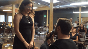 Michal Neria said she was shocked and angry when Misha Safyan proposed to her.