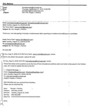 Nelson Reich Smoking Gun Email