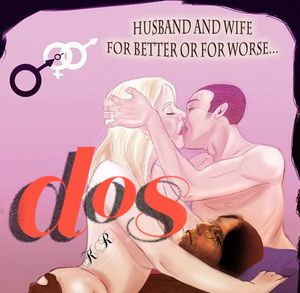 The Connubial Boudoir of the coupling of DOS and SOP
- By Joann of Dos 

'The exquisite imagery of the artist suggest that Mr. Raniere presence is figurative only. This is made clear by the initials K R not being at the woman's pubic region but floating seemingly in mid air - where it transmutes the branded wife to higher consciousness whereby the husband is not a cuckold but a DOS slave himself subordinate to the higher teachings of Master Raniere" - L. Worthington Hammerton, art critic .