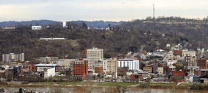 Skyline of Wheeling, West Virginia