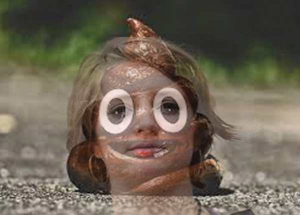 Artist rendering of Ayries Blanck inspired by the works of Andres Serrano