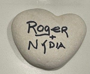The Roger and Nydia Stone stone.