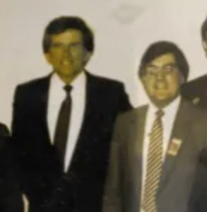 Gary Hart with Steve Pigeon