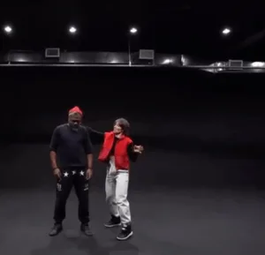 Roberts and Molina dance together in a short video clip posted on the Stexy.fit instagram page