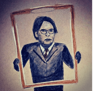 He's been framed and he knows it, But do you?