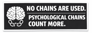 No chains are used