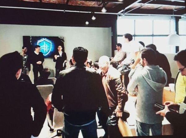 Photo of a Society of Protectors meeting believed to be taken before the revelations of DOS came out.