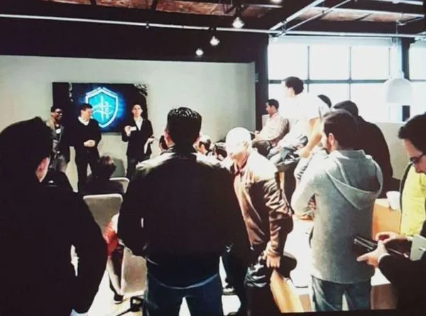 Photo of a Society of Protectors meeting believed to be taken before the revelations of DOS came out.