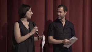 Lauren Salzman with Emiliano Salinas at Vanguard Week. She was charged for her crimes but Emiliano was not.