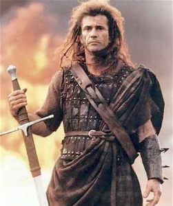 Mel Gibson as William Wallace