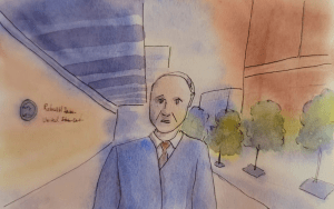 Frank after defeating the DOJ's 18 bogus charges against him.
