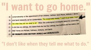 Bertha's wishes expressed in a court filing.