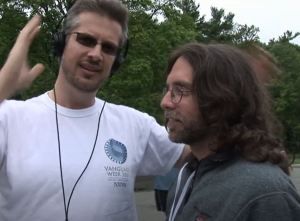 Mark Vicente with his then- mentor Keith Raniere