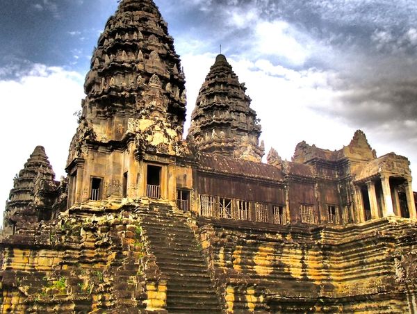 The ruins of Angkor - was I there? A NXIVM lady told me I was once a Cambodian king who died valiantly fighting to protect Keith, who was a king himself - of another land - in our past lives.