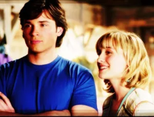 Tom Welling and Allison Mack
