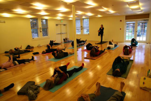 Movement center yoga room