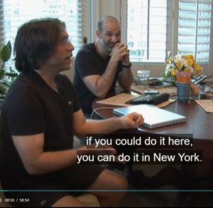 Keith Raniere with one his highest ranking students, Edgar Boone, who reportedly was a paramour of Sara Bronfman