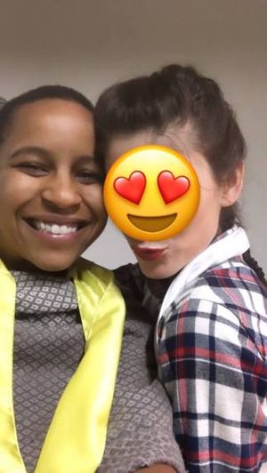 Michele Hatchette submitted this picture of her and Nicole, and asked that it be published. Frank Report agreed provided we could mask Nicole so she could not be identified, .