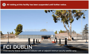 FCI dublin no visitors