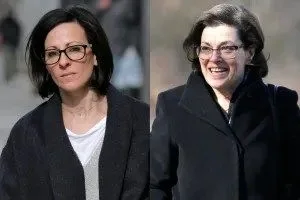 Lauren Salzman with her mother, Nancy