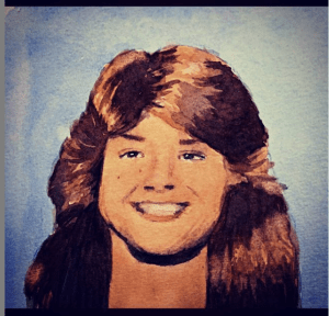 MK10ART's painting of Kristin Snyder