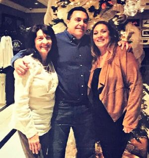 The warriors fighting for their Mom: Cathleen, Anthony and Sandi.