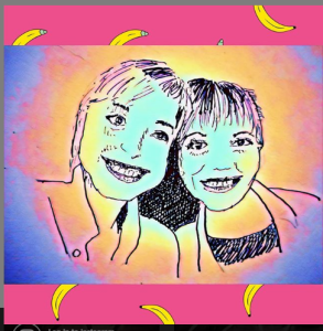 MK10ART's lovely portrait of Allison Mack and Nicki Clyne.