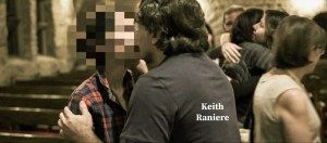 Seduced - Keith Raniere kisses pixelated woman