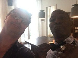 Fritsch with Wesley Snipes who understood the value of StarClub.