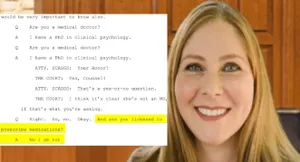 Custody Evaluator  Jessica Biren-Caverly is an expert on parental alienation. She is not a physician, but a psychologist and even though she is not competent by law to make medical diagnoses, she puts her opinion of the mental illnesses of anyone who is to have their children taken away, in her custody evaluation report, even if no psychiatrist would ever agree. It doesn't matter, the custody evaluator is presumed the expert.