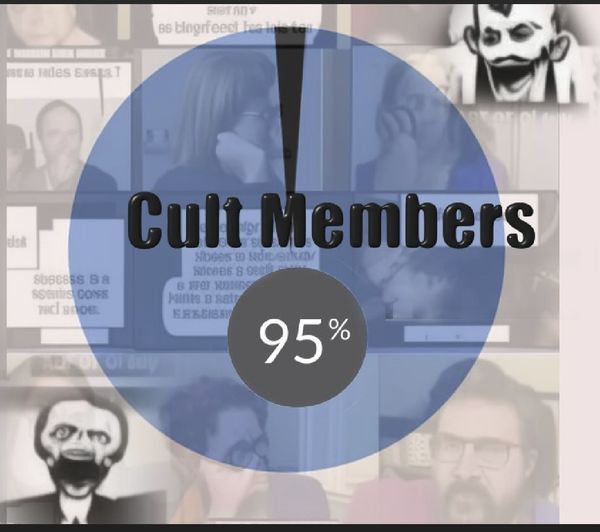 95% cult members