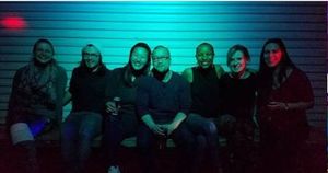 Michelle, 5th from left.