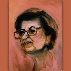 MK10ART's painting of Nancy Salzman