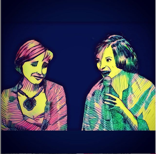 When Kristin Kreuk flew the Nxivm coop, Allison Mack became the number one star-power gal. Painting by MK10ART.