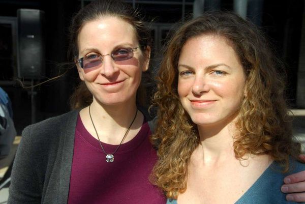 Clare [l] and Sara [r] Bronfman
