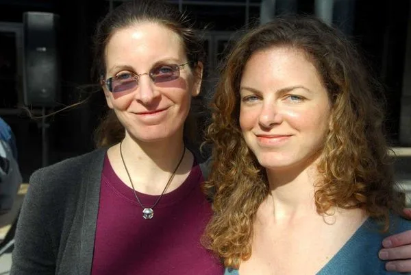 Clare [l] and Sara [r] Bronfman